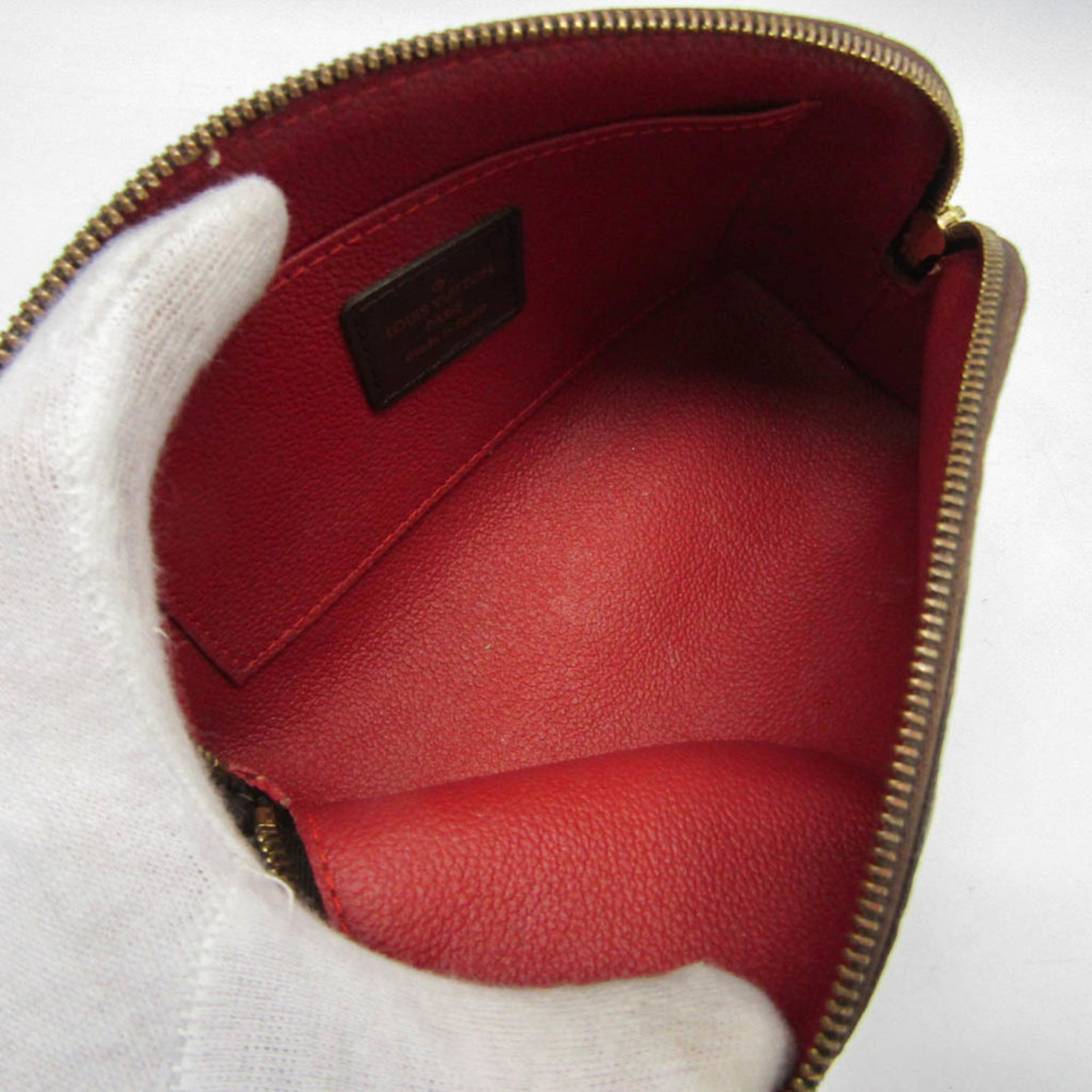 LOUIS VUITTON Authentic Brown Damier Pouch - Picture 3 of 14